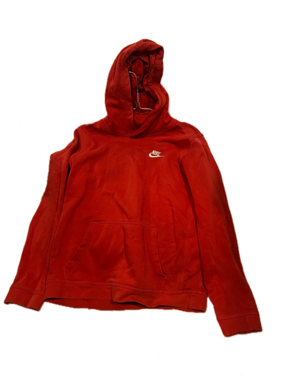 Nike Air Just Do It Red Pullover Hoodie Womans XL